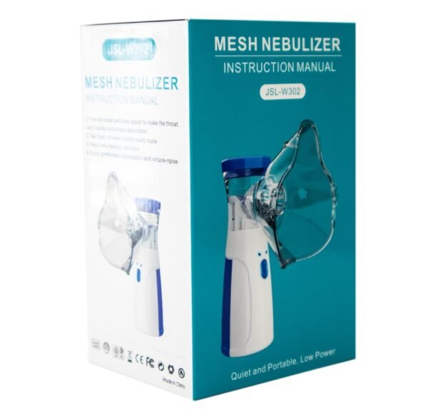 Portable Handheld Nebulizer – Ultrasonic Mist Inhaler for Respiratory Relief, Kids & Adults