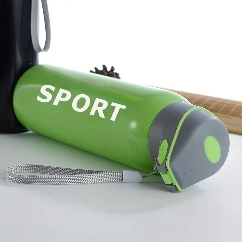 Sport Stainless Steel Hot & Cold Water Bottle – 500 ML Double Wall Insulated Flask for Gym, Office & Travel (Random color-Pack of 1)