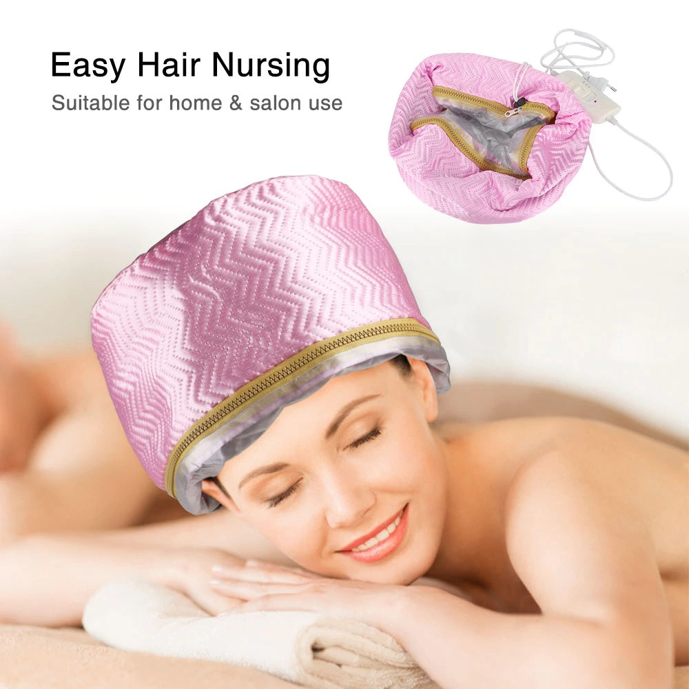 Hair Care Thermal Head Spa Cap – Heat Therapy Hair Treatment Cap for Deep Conditioning, Scalp Massage & Hair Growth