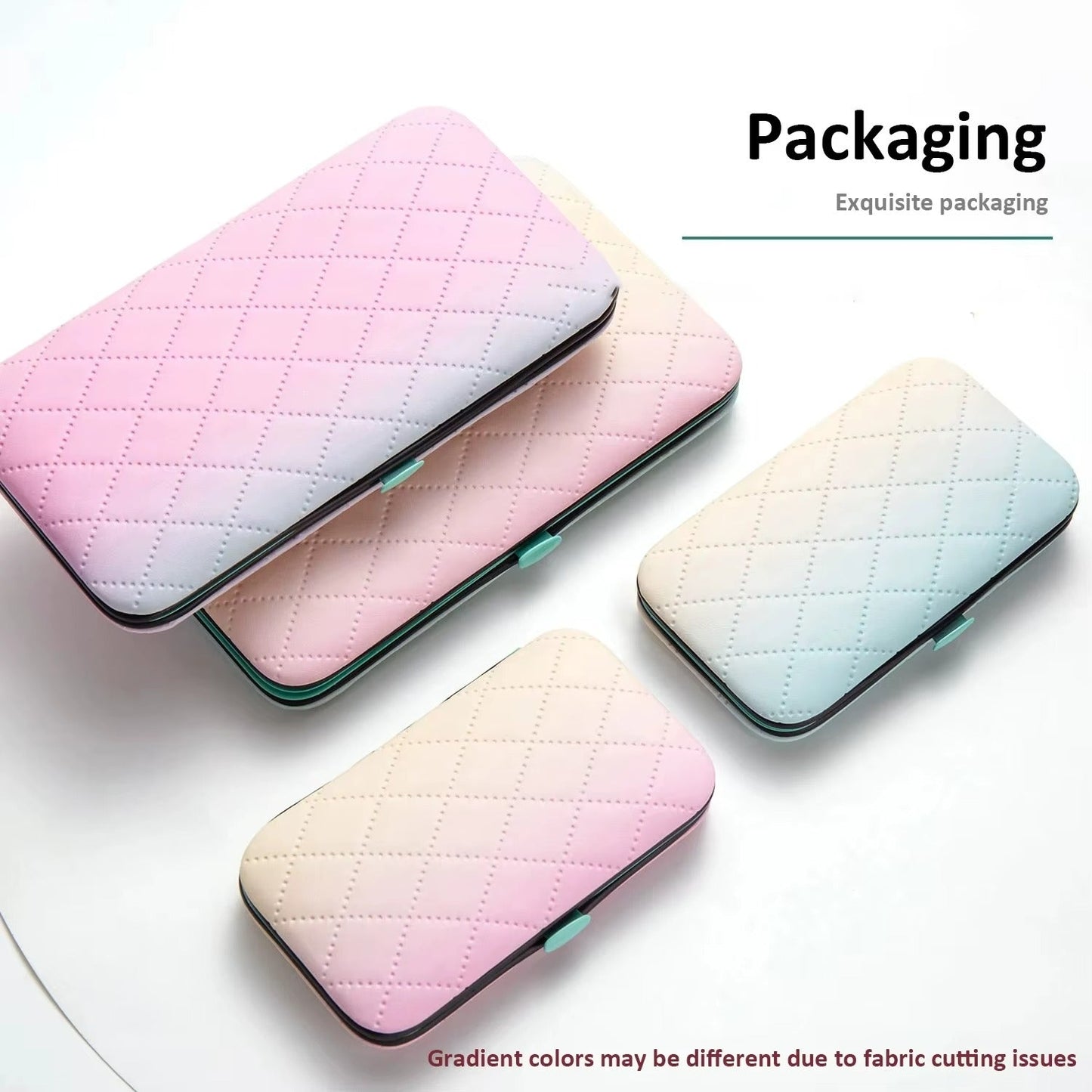 18 Pcs Colorful Manicure & Pedicure Set – Professional Stainless Steel Nail Clippers Kit with Case